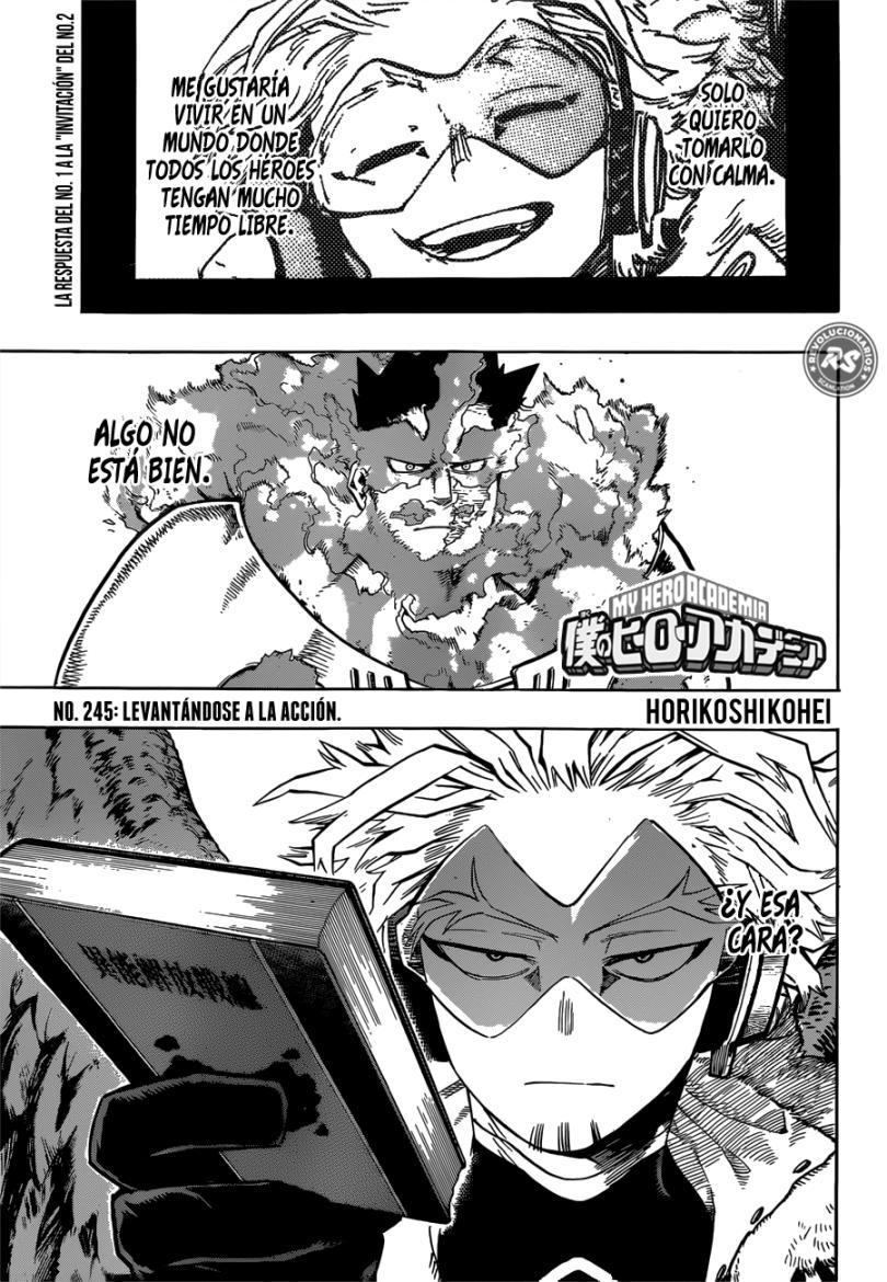 Ver Boku no Hero Academia Manga Capitulo 402 Español - Manga Online