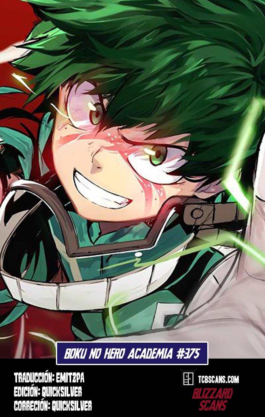 Boku no Hero Academia Capítulo 375 - Manga Online