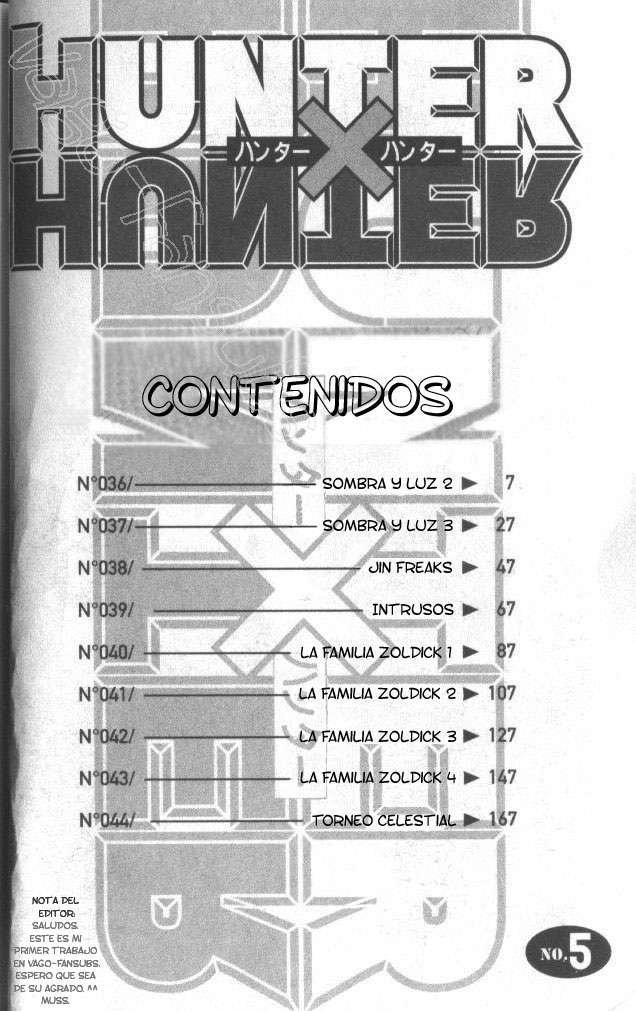 Manga Hunter X Hunter 36 Online Inmanga