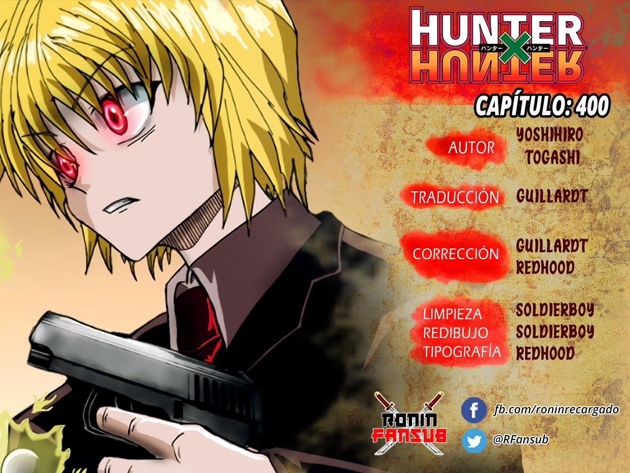 Hunter x Hunter: Ya puedes leer el capítulo 389 del manga