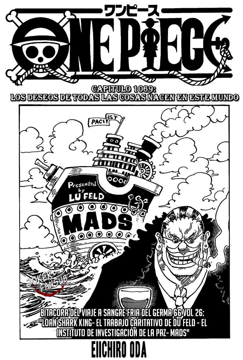 educación Corchete Canadá Manga One Piece 1,069 Online - InManga