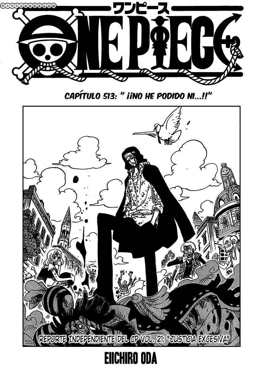 Manga One Piece 513 Online Inmanga