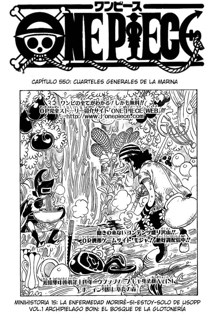 Manga One Piece 550 Online Inmanga