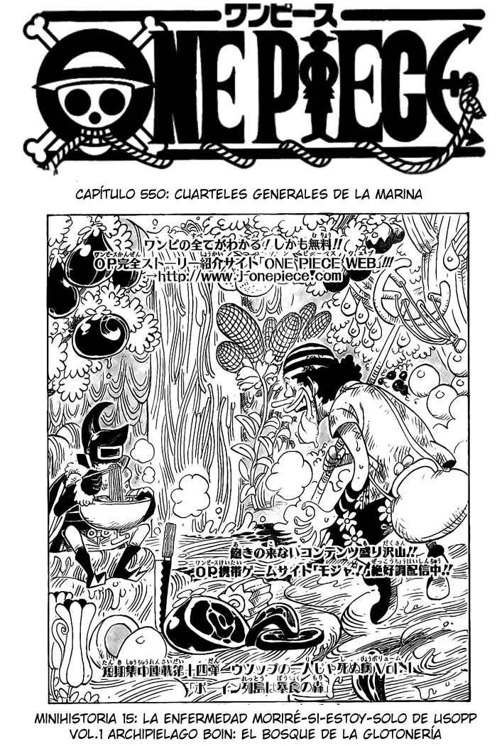 Manga One Piece 550 Online Inmanga