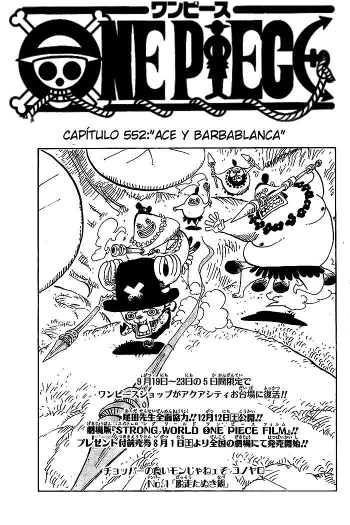 Manga One Piece 552 Online Inmanga