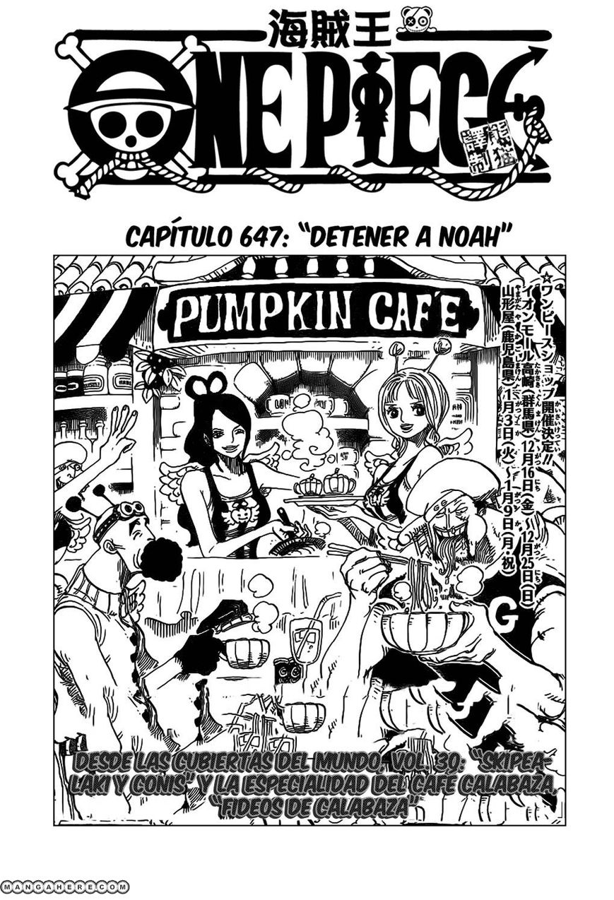 One Piece Capítulo 647 - Manga Online