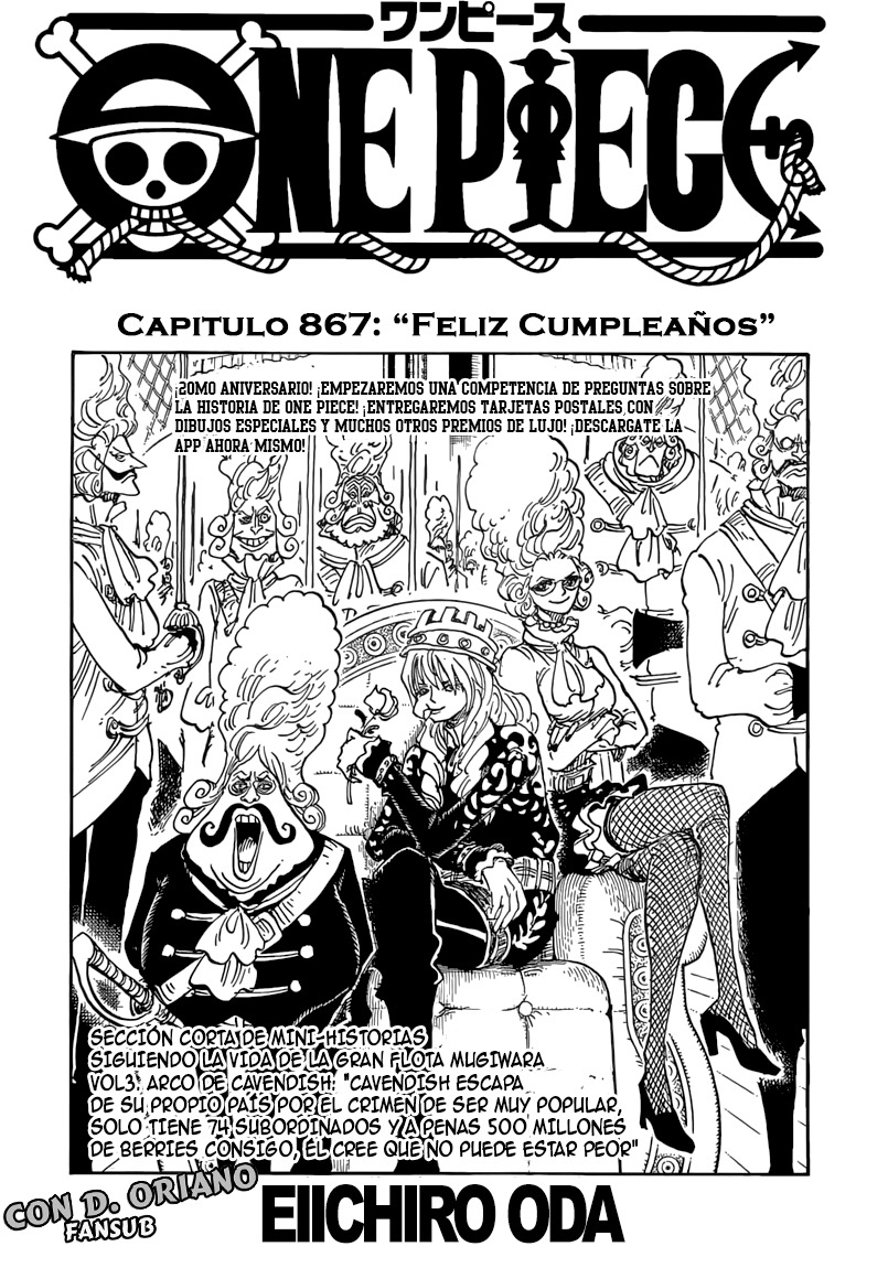 Manga One Piece 867 Online Inmanga