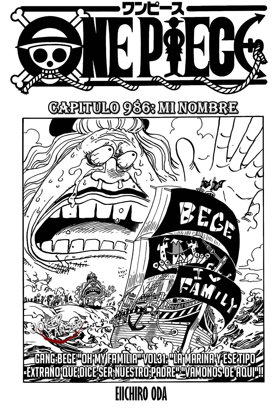 Manga One Piece 986 Online Inmanga