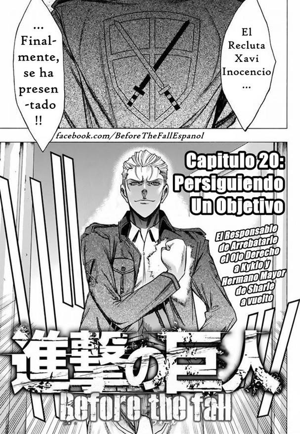 Manga Shingeki No Kyojin Before The Fall Online Inmanga