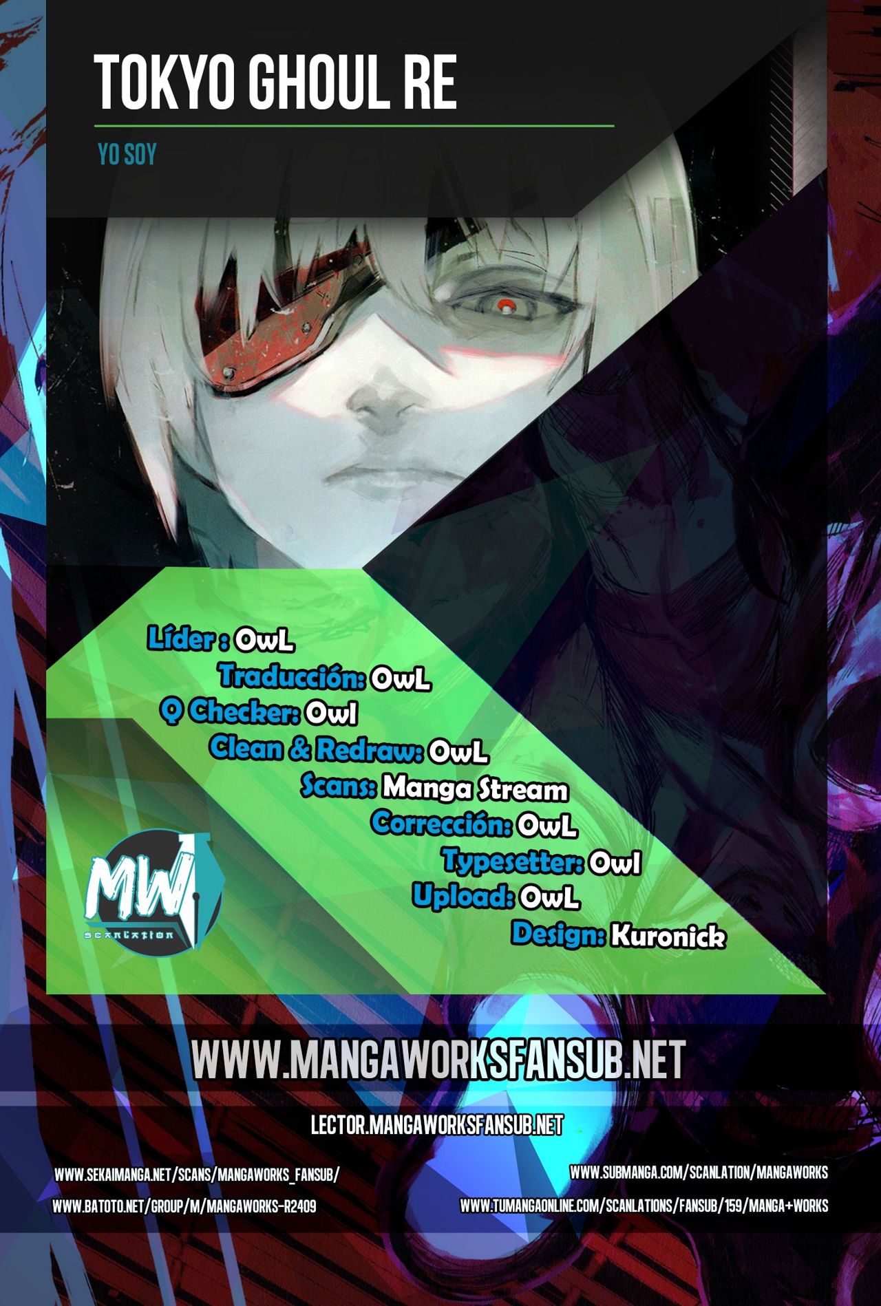 Tokyo Ghoul:re 113 - Read Tokyo Ghoul:re ch.113 Online For Free - Stream 3  Edition 1 Page All - MangaPark