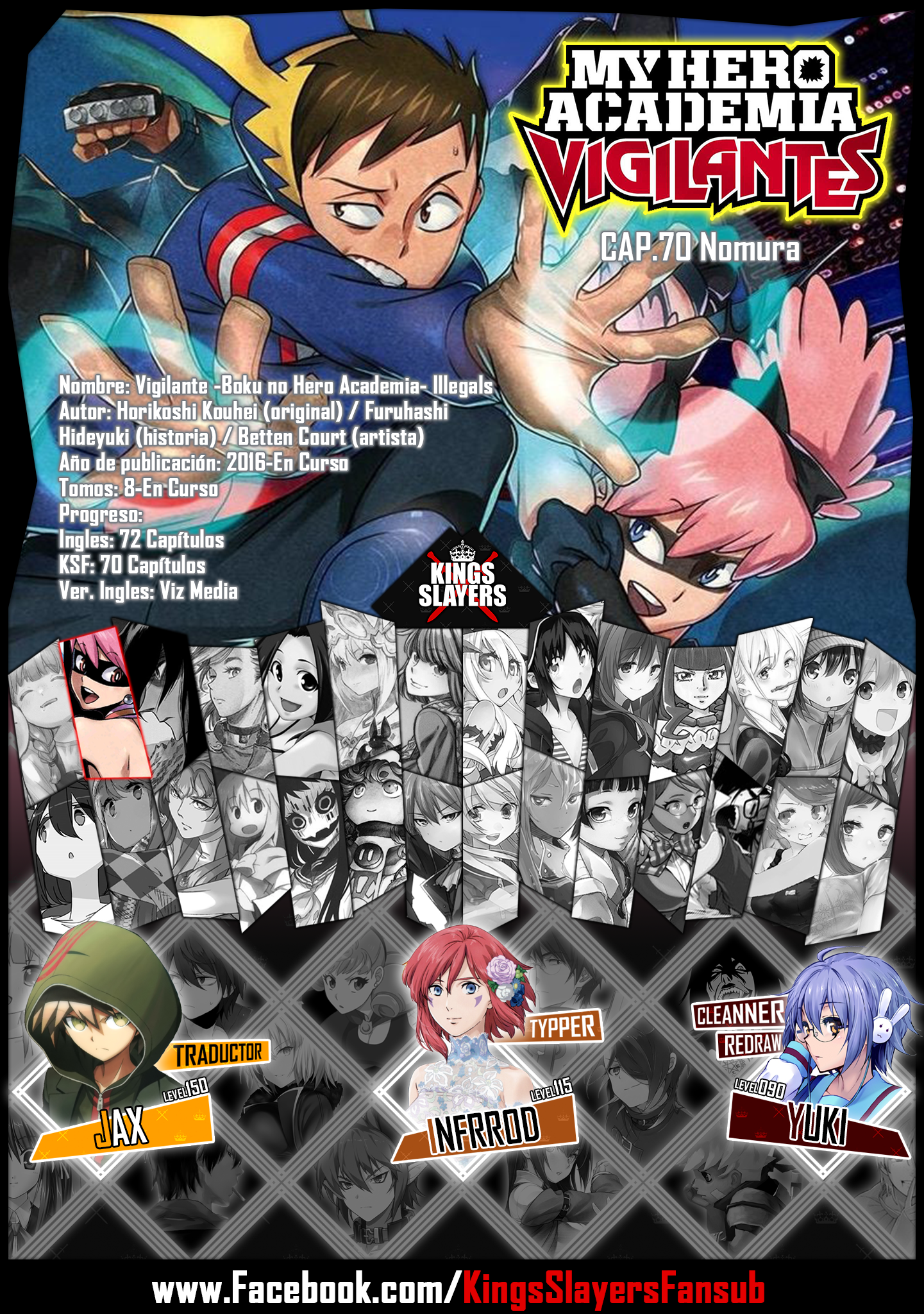 Manga Vigilante Boku No Hero Academia Illegals 70 Online Inmanga